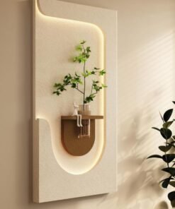 Alternative view of Décoration Sculpturale Familiale en Plâtre – Design Minimaliste 3D, Pièce Artistique Beige Élégante pour Intérieur Moderne