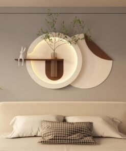 Applique Murale Design Circulaire – Harmonie Art & Nature