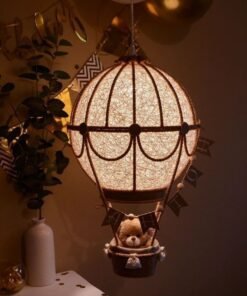 Lustre Montgolfière Artisanal – Voyage au Pays des Rêves